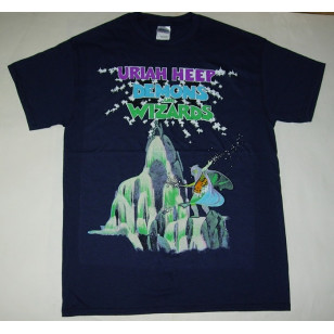 Uriah Heep - Demons And Wizards Official T Shirt (Men M ) ***READY TO SHIP from Hong Kong***